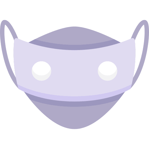 Cloth mask protection healthcare and medical face mask icon