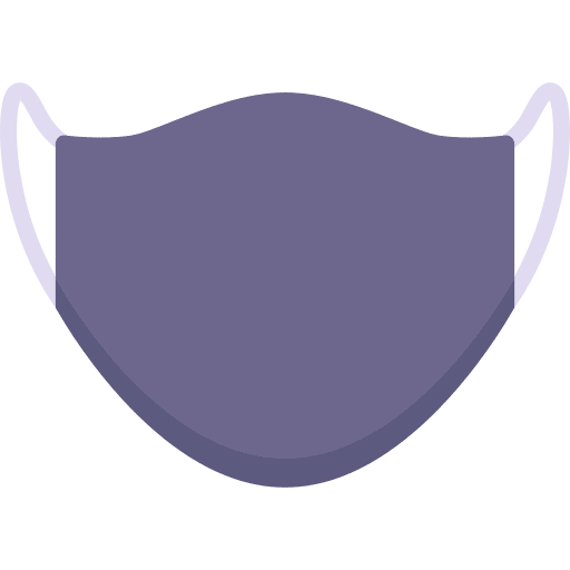 Cloth mask reusable cloth mask face mask icon