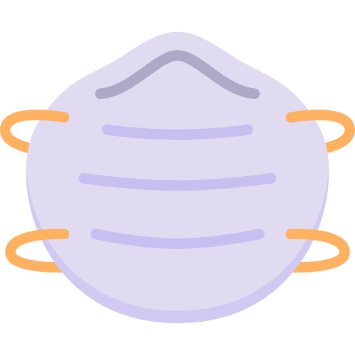 Face mask healthcare and medical coronavirus epidemic prevention icon