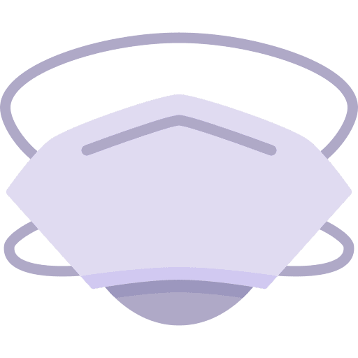 Respirator mask healthcare and medical coronavirus protection icon