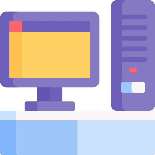 Computer monitor computer screen screen icon