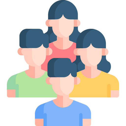 Youth women people girls icon