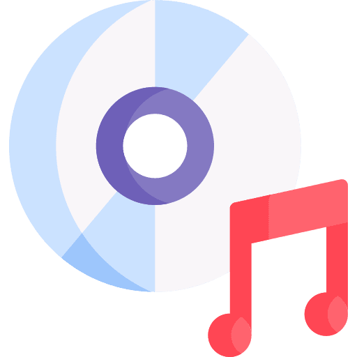 Cd song compact disc cd player icon