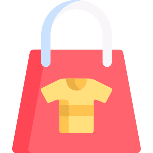 Shopping bag accessory tshirt shopping bag icon