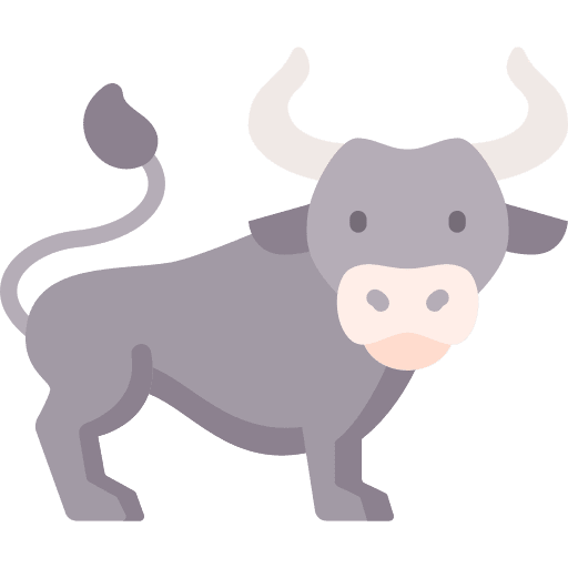 Bull mammal animal kingdom wild life icon