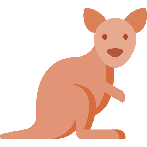 Wallaby animal animals wildlife icon