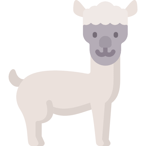 Alpaca animal kingdom wild life animals icon