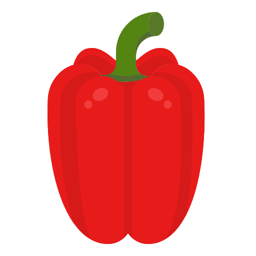 Capsicum vegetarian vegan vegetable icon