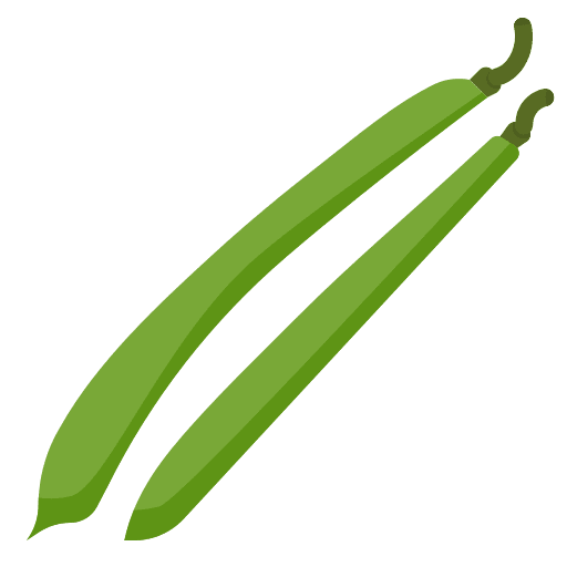 Green beans food and restaurant vegan green beans icon