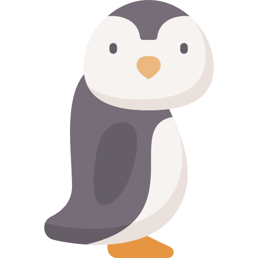 Penguin wildlife bird animals icon