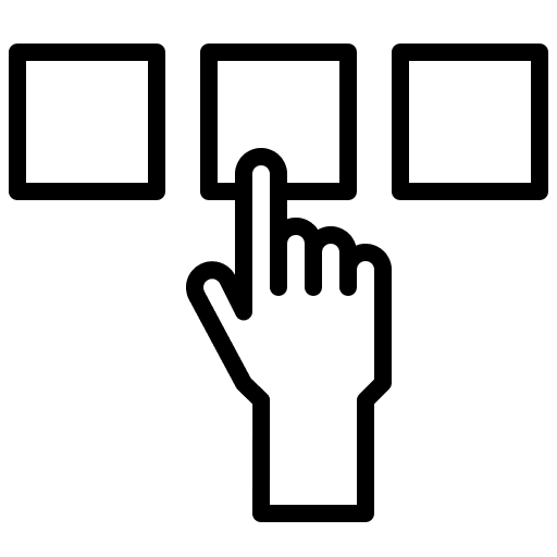 Choose select choose interface icon