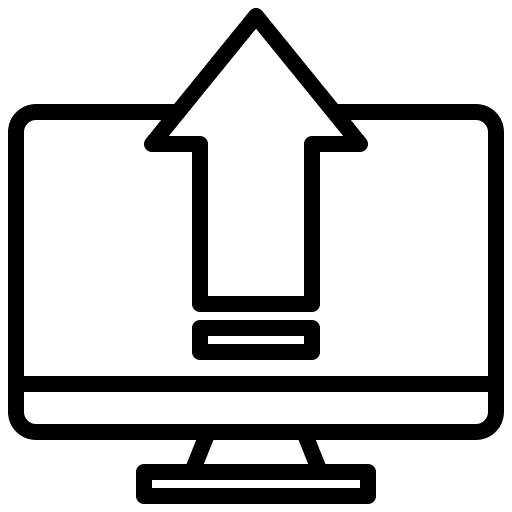 Upload upload file computer submit icon