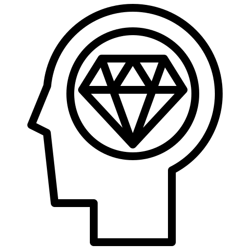 Head ideas needs diamond icon