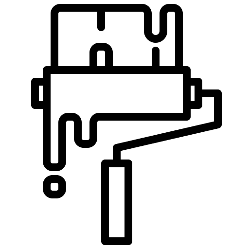 Roller edit tools roller paint roller icon