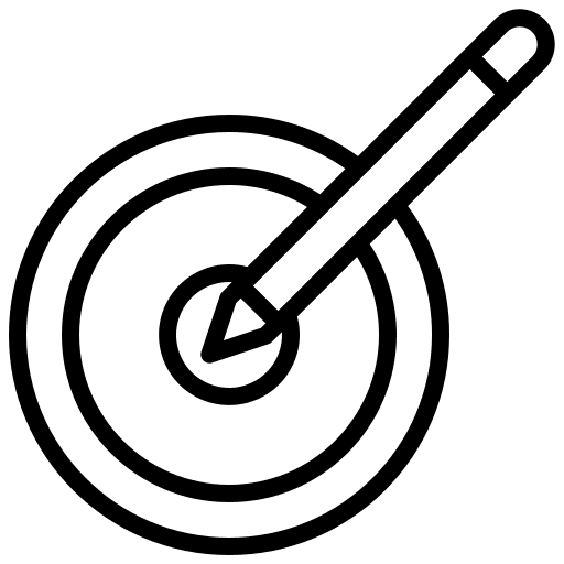 Target think target dartboard icon