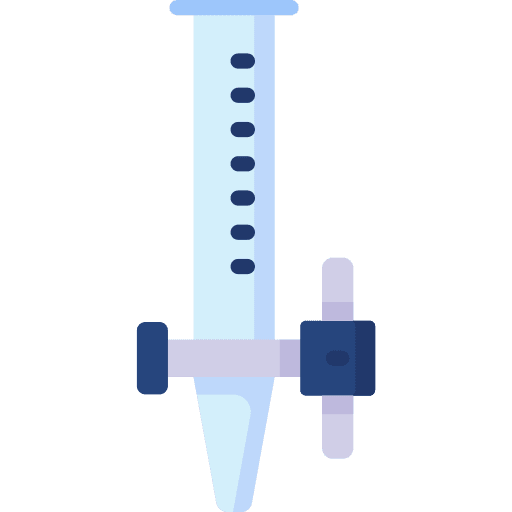 Buret science lab laboratory icon