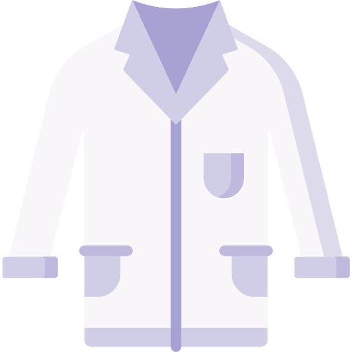 Lab coat gown clothing lab coat icon