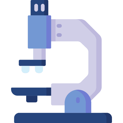 Microscope laboratory microscope experiment icon