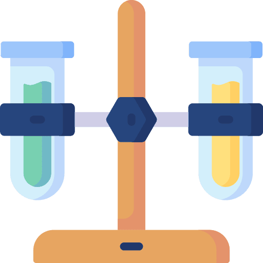 Test tube tools holder experiment icon