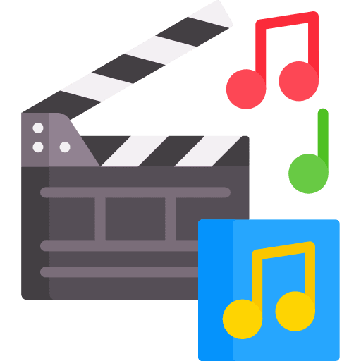 Background clapperboard film clapper entertainment icon