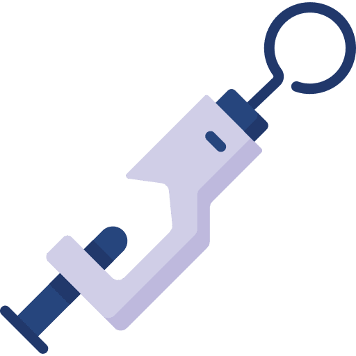 Clamp education experiment chemistry icon