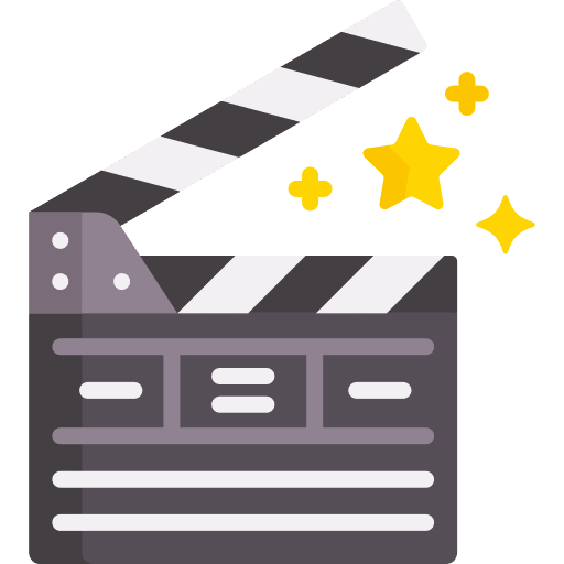 Clapperboard clapper clapperboard entertainment icon
