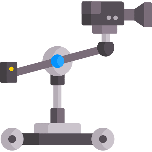 Camera dolly camera dolly entertainment production icon