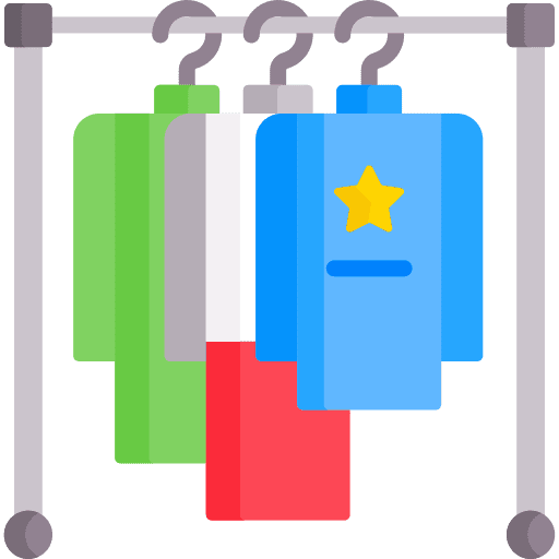 Clothes rack clothes rack coat rack coat stand icon