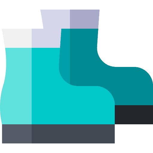 Cover antibacterial healthcare and medical shoe icon