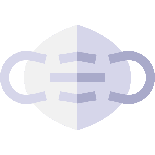 Face mask ppe healthcare and medical face mask icon