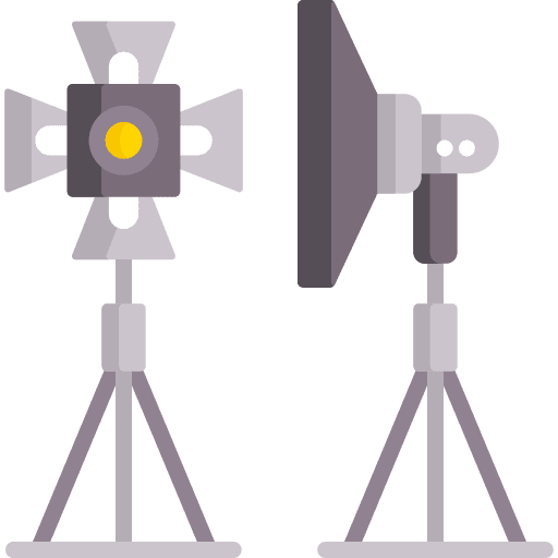 Lighting filming electronics lighting icon