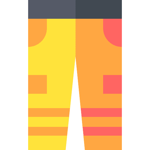 Pants security protection safety icon