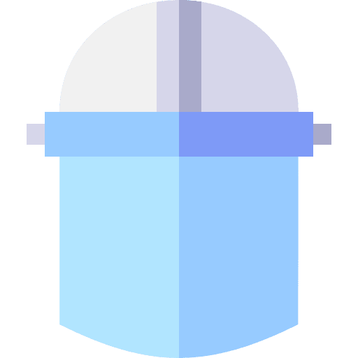 Face protection face mask shield ppe icon