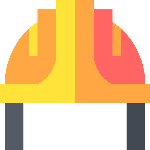 Helmet safe safety hard hat icon