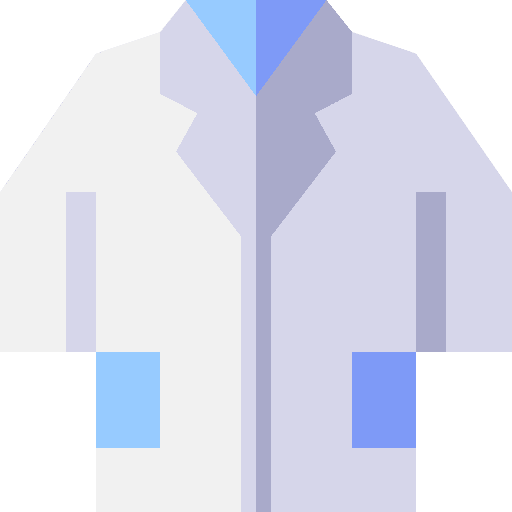 Lab coat laboratory gown lab icon