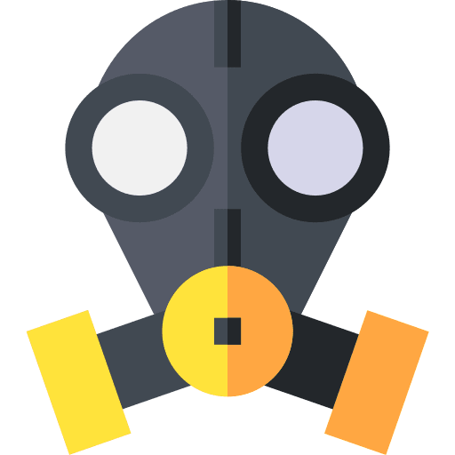 Gas mask security gas mask protective equipement icon