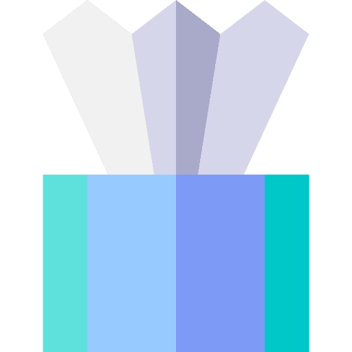 Wipes tissue box wellness wipes icon