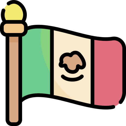 Mexico mexican flag mexico flag icon