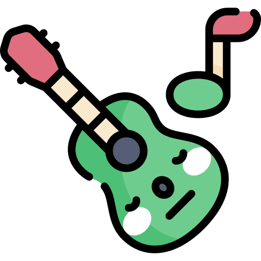 Guitar guitar musical instrument music and multimedia icon