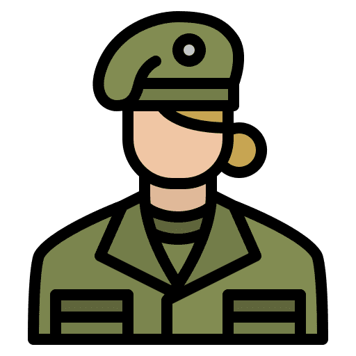 Soldier soldier blonde user icon