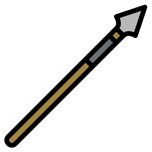 Spear fight spear army icon