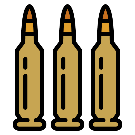 Bullets army military ammunition icon