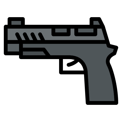 Gun gun hand gun army icon