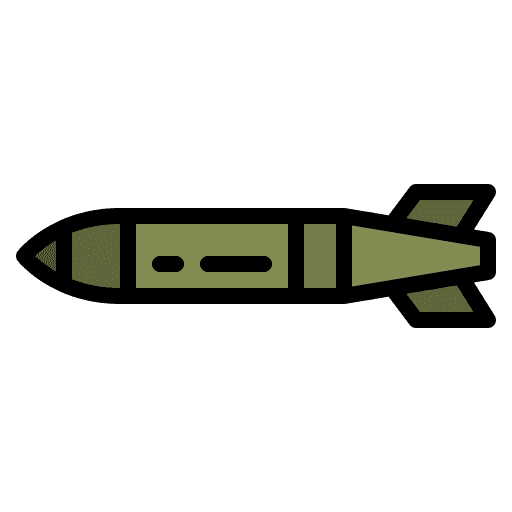 Nuclear weapon miscellaneous military nuclear bomb icon