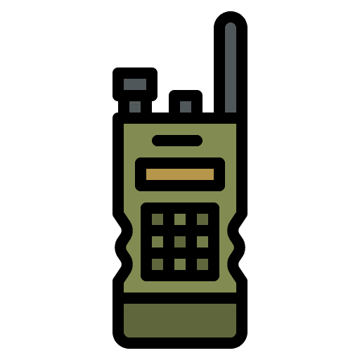 Walkie talkie walkie talkie military technology icon