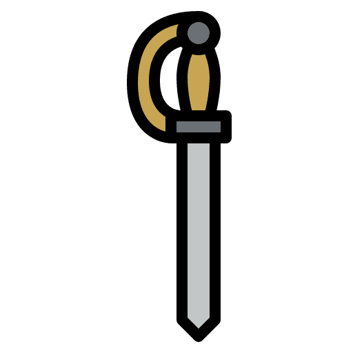 Sword army fight dagger icon