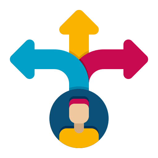 Flexibility professions and jobs flexibility decision making icon