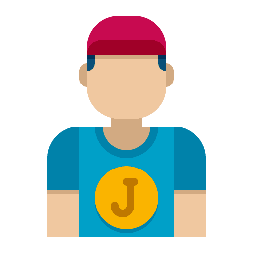 Junior boy avatar cap icon