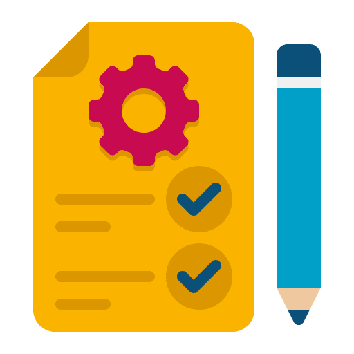 Requirement pencil requirement review icon
