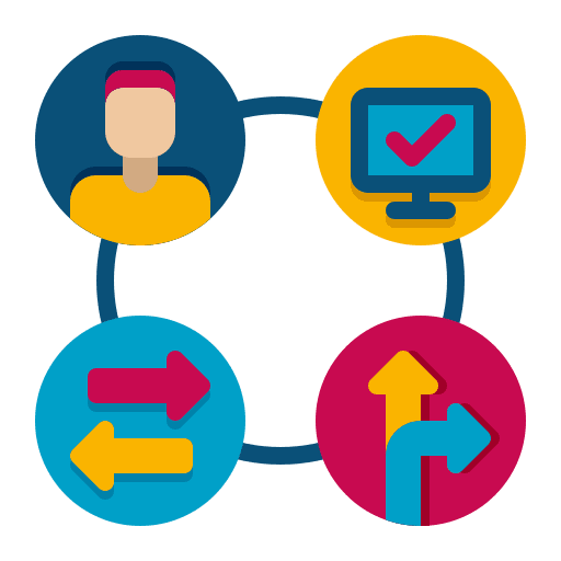 Values development principle agile icon